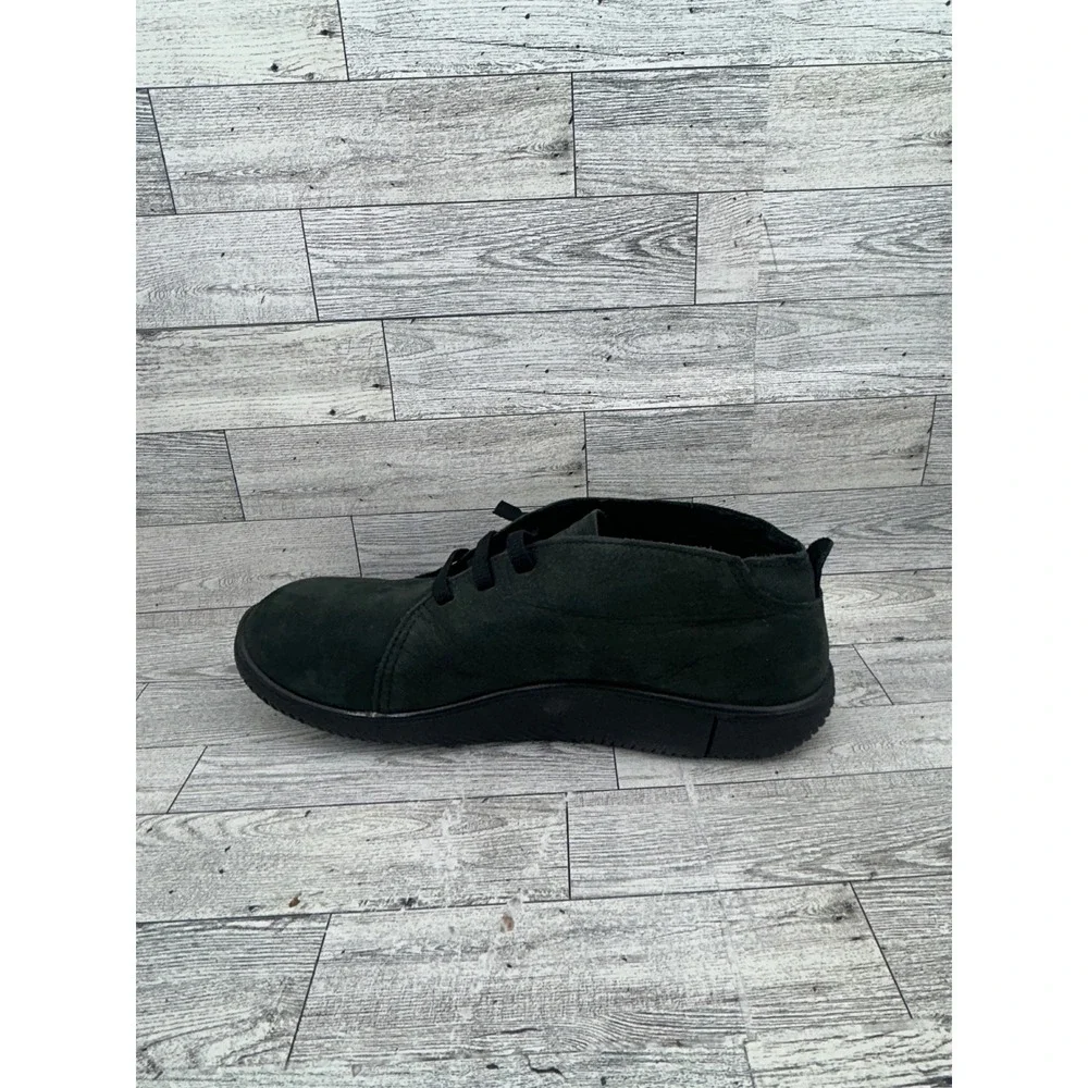 KEEN Mosey Chukka‎ Men Sz 11 Dark Olive Green Leather Minimalist Boots 1029529